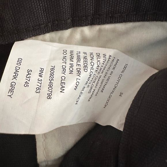 SAVANE ~ Men’s Black Cargo Utility Shorts with ample storage pockets size 34 - Picture 8 of 9